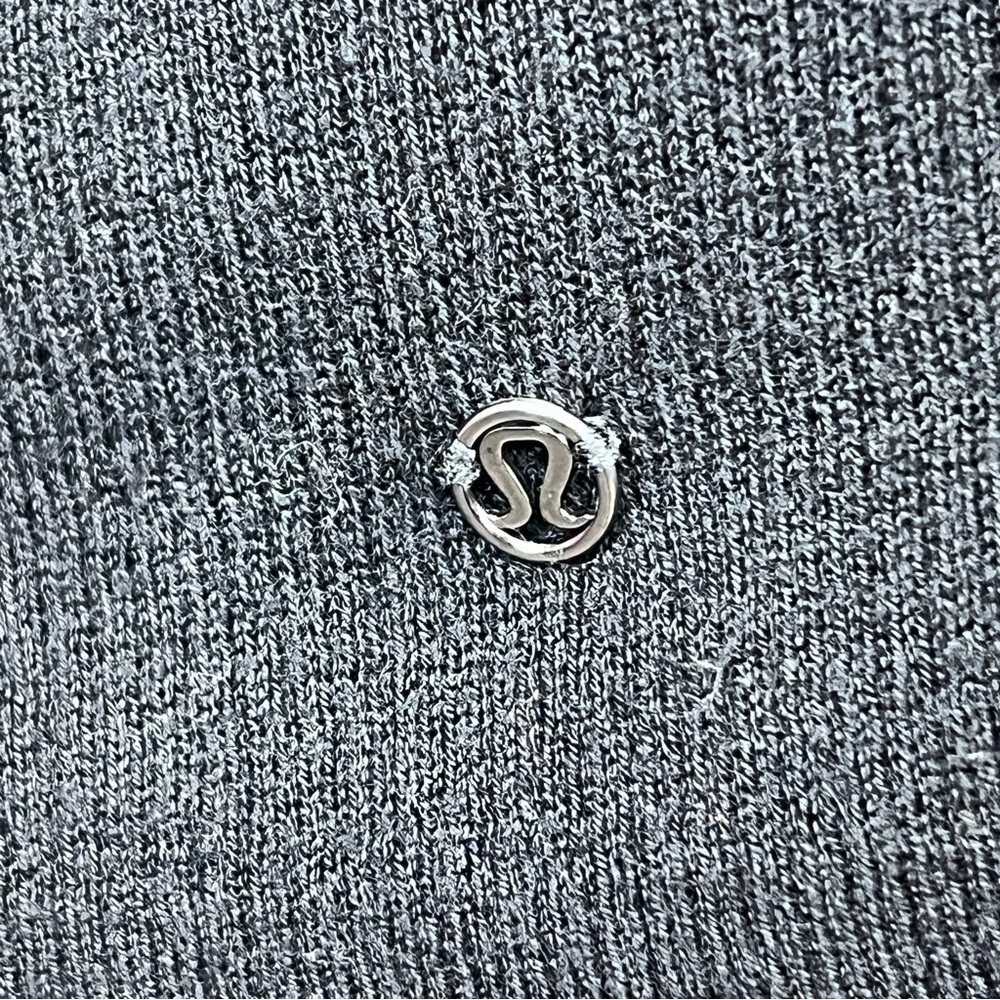 LULULEMON Reversible Waterfall Cardigan in Black/Grey One Size Casual warm wrap - Picture 11 of 11
